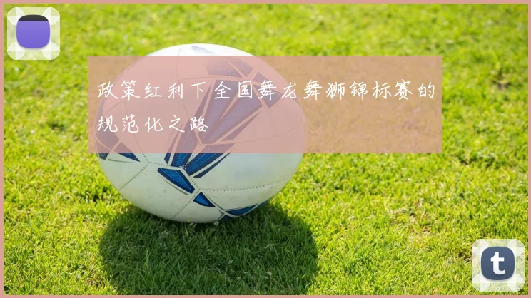 政策红利下全国舞龙舞狮锦标赛的规范化之路
